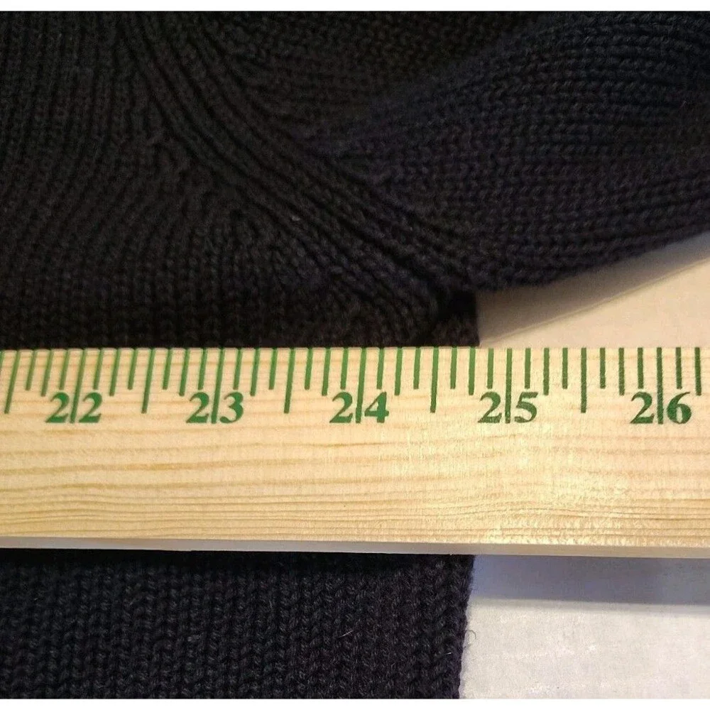 Eddie Bauer Mens XL Sweater Navy 100% Cotton Crew Neck Knit Pullover Preppy